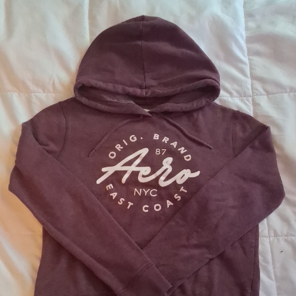 Aeropostale Burgundy Knit Sweater